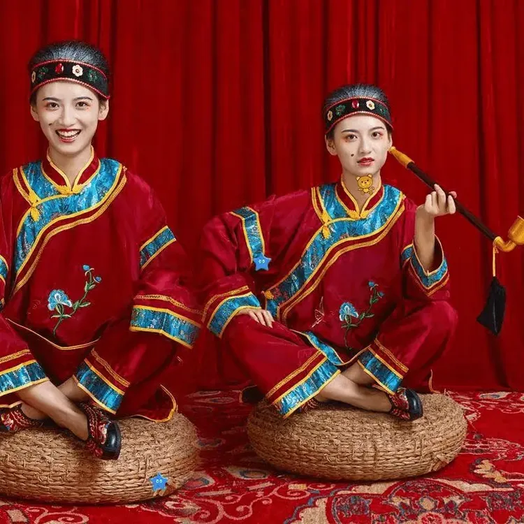媒婆服装古装老太太衣服老太婆演出服老奶奶中式结婚中老年秧歌