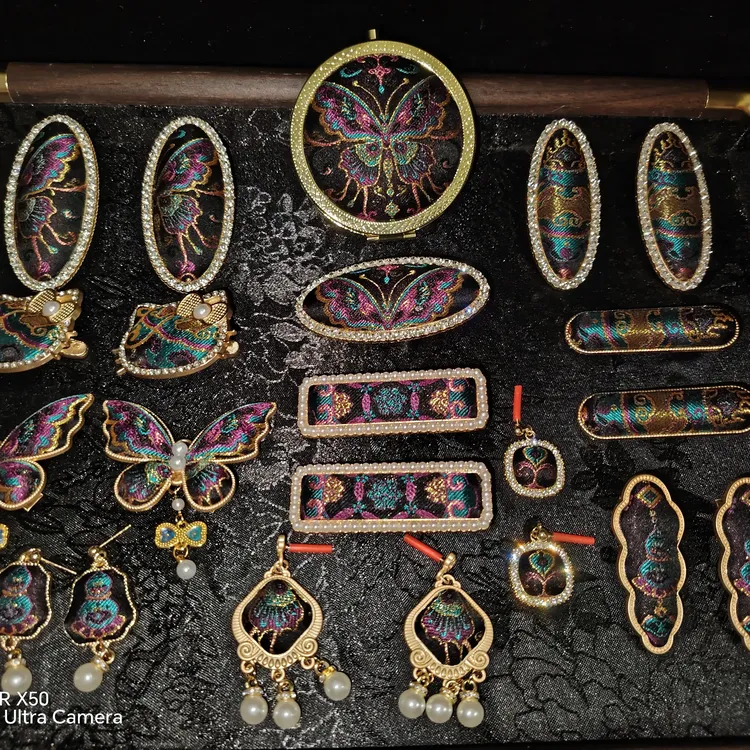 复古风原创设计仙女风可爱风发夹古风民族风复古宫廷