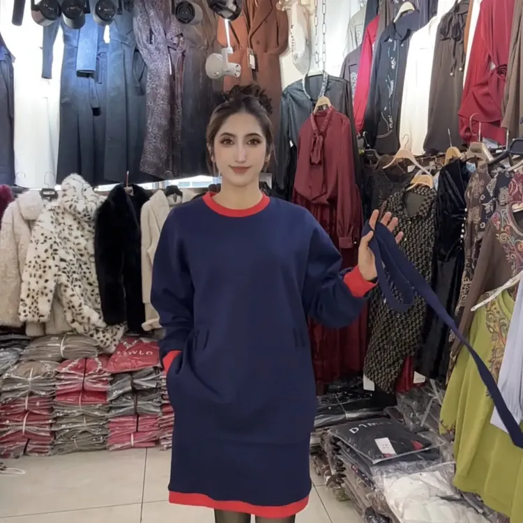 秋冬新款腰带收腰显瘦中长款气质套装