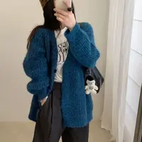 P&C studio  慵懒调性 开衫大毛衣