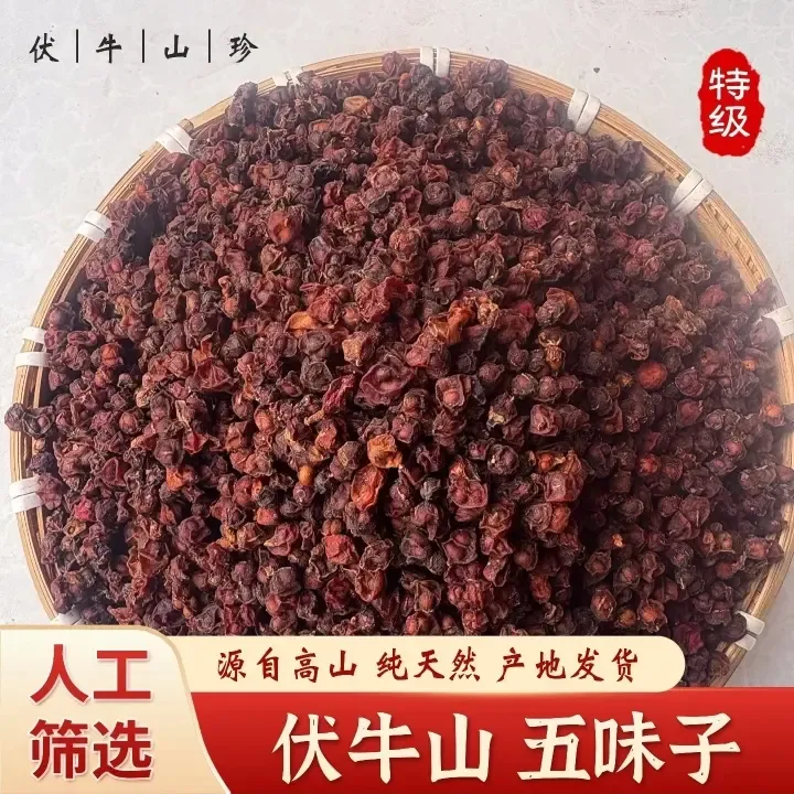 伏牛山野生五味子深山五味子可用于泡水煮水煲汤新货饱满无硫