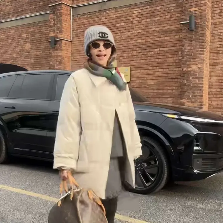 冬季韩系时尚宽松休闲百搭保暖羽羽服外套女