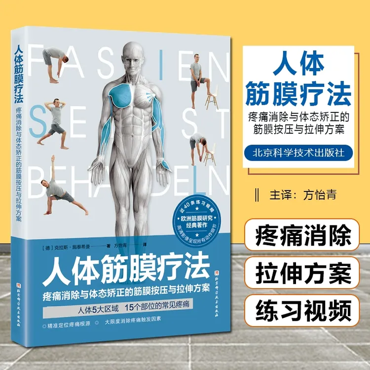 人体筋膜疗法 疼痛消除与体态矫正的筋膜按压与拉伸方案 筋膜书籍