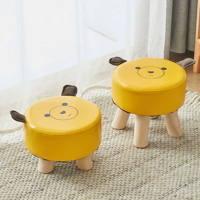 儿童小凳子小椅子家用板凳时尚创意实木卡通动物坐凳可爱宝宝矮凳