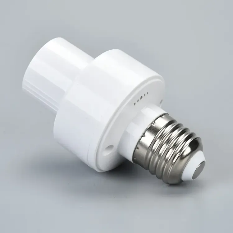 【升级款】人体感应灯座人来灯亮人走灯灭智能雷达感应灯头E27螺口商品图