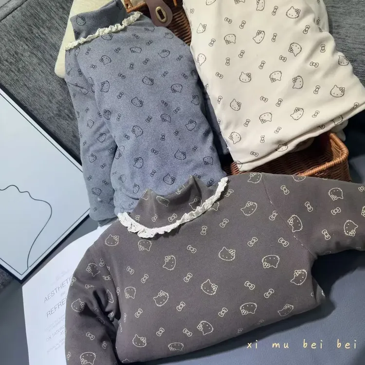 女童冬季加棉加厚打底衣
