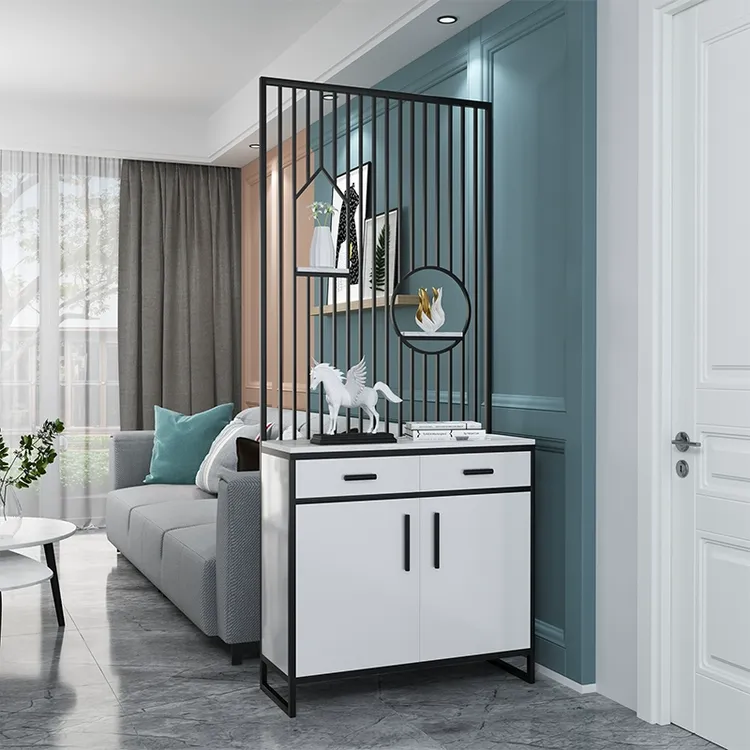 入户玄关柜鞋柜一体客厅隔断柜简约现代屏风柜轻奢进门间厅储物柜