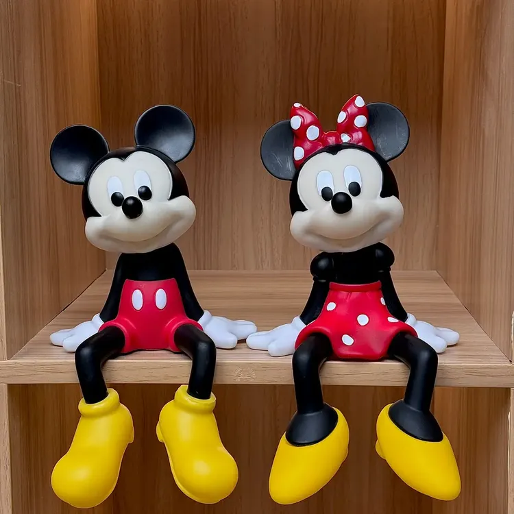 30CM大号新款坐姿米奇摆件送礼坐姿米妮摆件电视机柜客厅摆件公仔