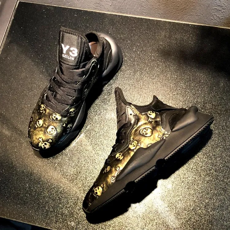 Y3GZCLSW春秋休闲男鞋增高超火复古小众做旧老爹鞋厚底炸街跑步鞋