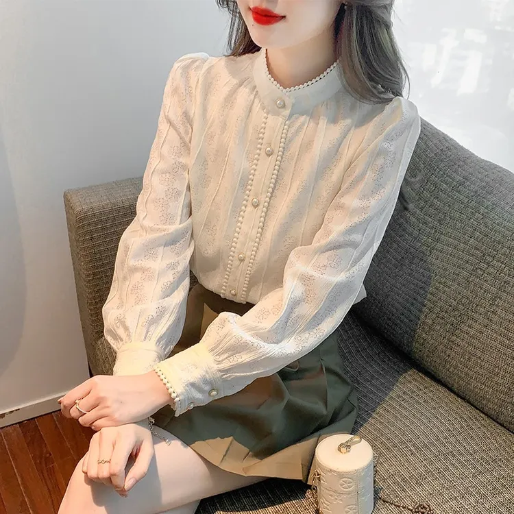 春秋新款洋气内搭小衫长袖上衣2025气质半高领加绒蕾丝打底衫女装