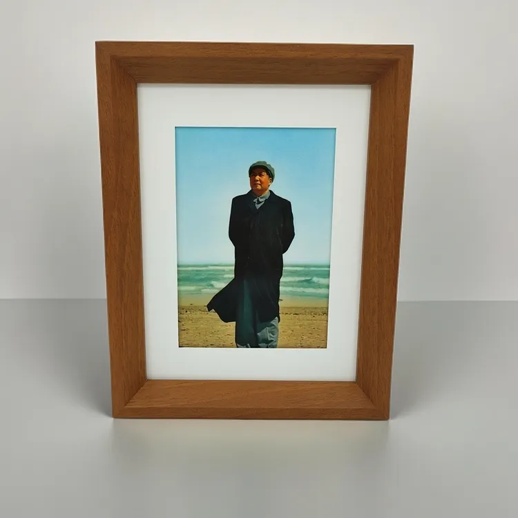 毛主席在北戴河 宣传画 60年代相纸 包老