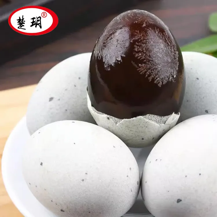 楚玥松花蛋55g*18枚无铅工艺溏心松花蛋精选变蛋凉拌即食