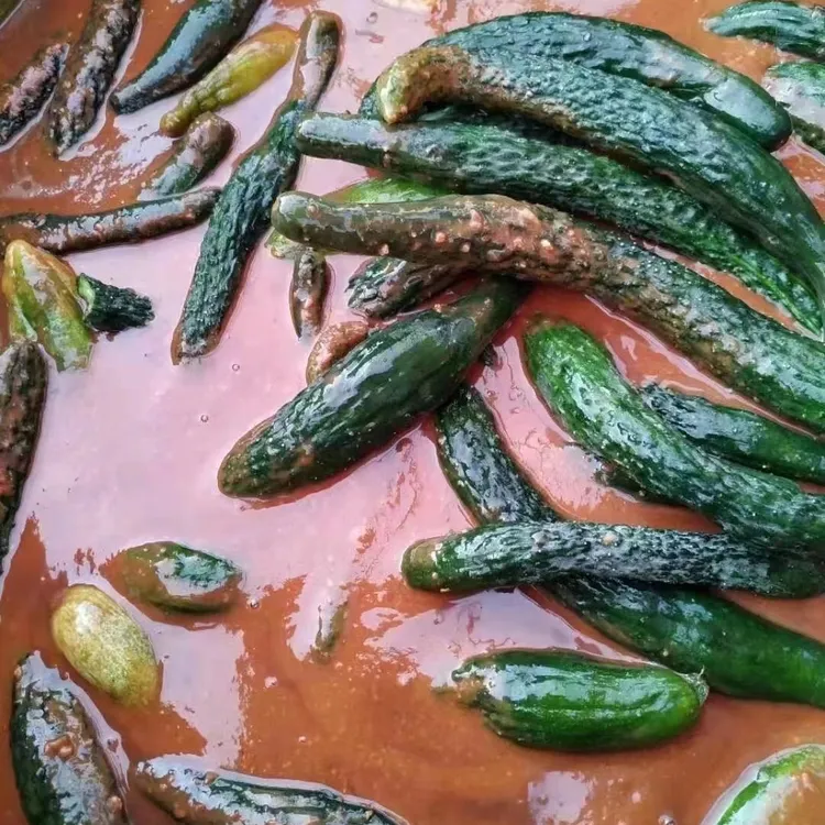 东北农村大酱缸酱缸黄瓜（偏咸用水泡泡脱脱盐介意慎拍）