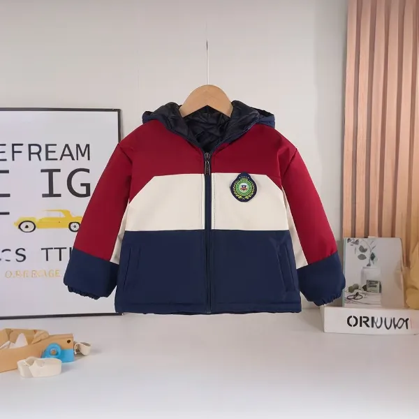 幼儿园园服冲锋衣中小学生校服运动会儿童班服冬加厚一体棉衣棉袄