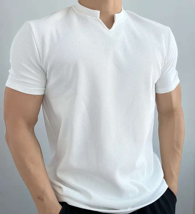 【收袖显大】健身垫肩运动短T夏季新款280g重磅高级感肌理抗皱速干