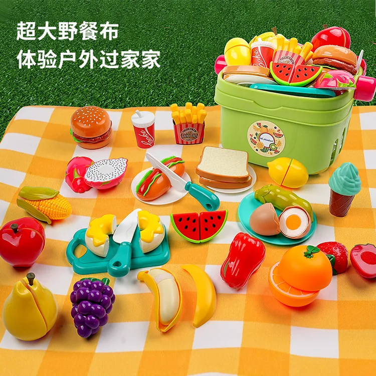 纽奇 儿童果蔬切切乐宝宝过家家仿真趣味切水果3岁早教玩具