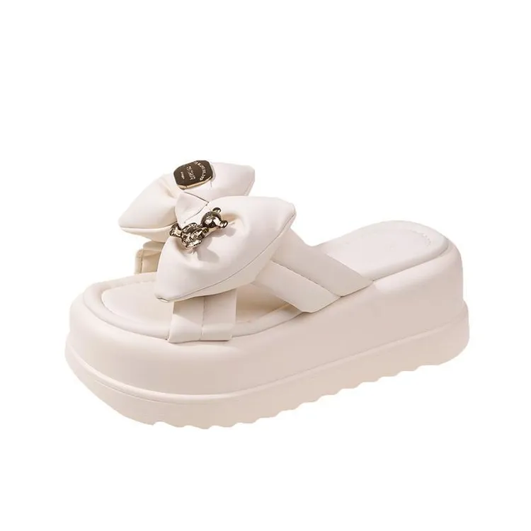 踩屎感百搭平底时尚一字拖女2024年夏季新款舒适休闲外穿百搭凉鞋