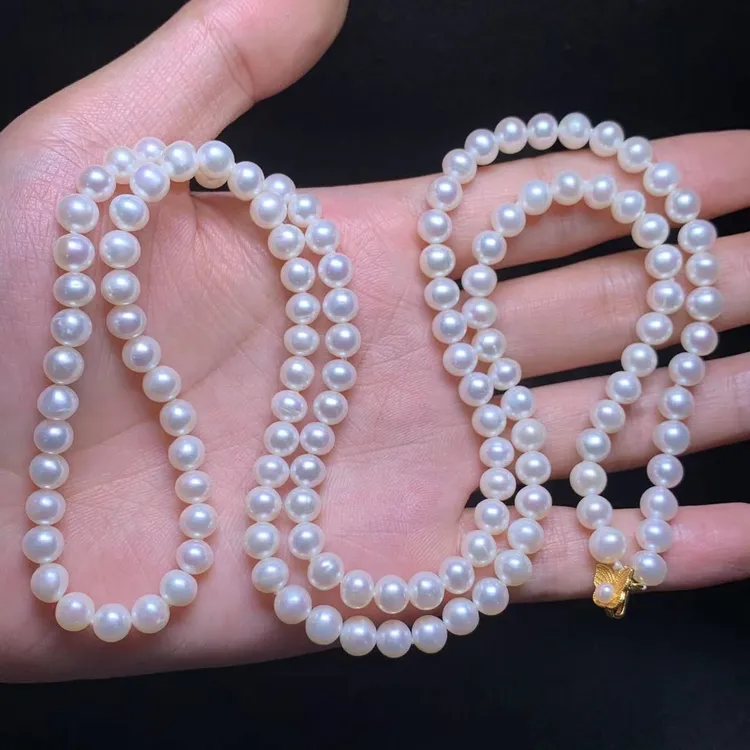 【云上叙】 V12028-M 珍珠项链-6mm（甄选）