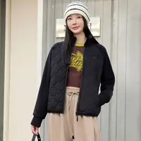 绵羊毛秋冬女款黑金石墨烯蓄热锁温保暖棉衣外套T021