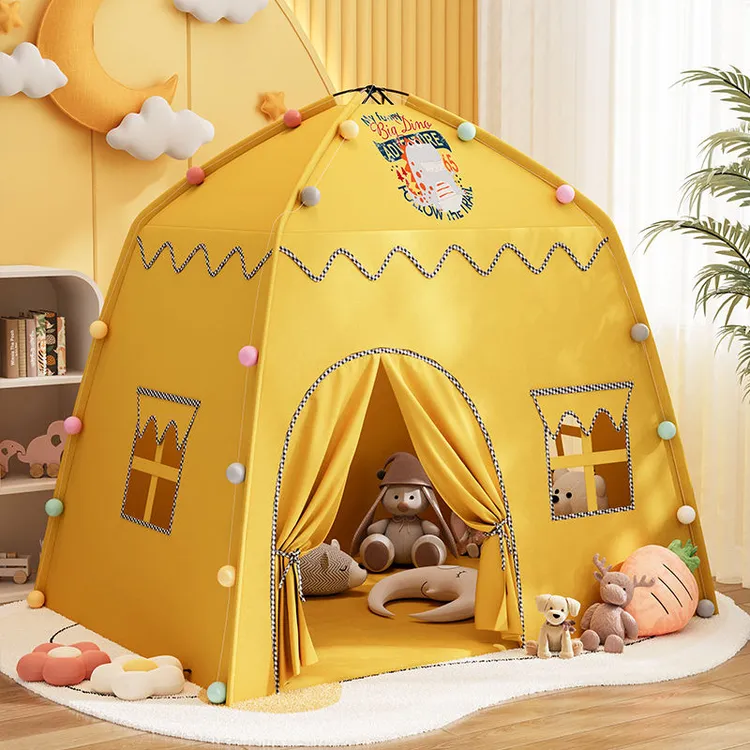 儿童室内帐篷男孩女孩玩具蒙古包小房子家用宝宝游戏屋公主屋