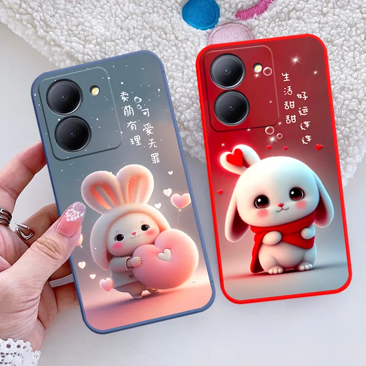 适用于vivo y78手机壳V2278A全包防摔硅胶网红创意磨砂软壳女款