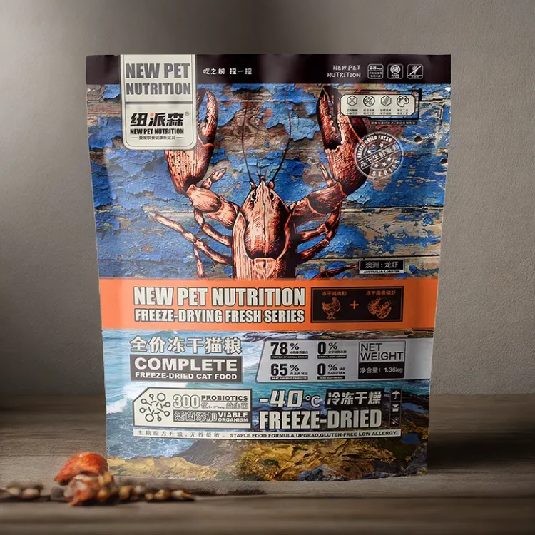 纽派森无谷全价猫粮冻干鸡肉发腮增肥全段猫南极磷虾主粮正品保障