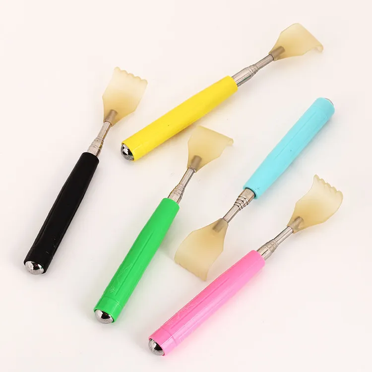 【梅兰竹菊】加长款多功能折叠伸缩不求人痒痒挠抓背挠痒按背推背器