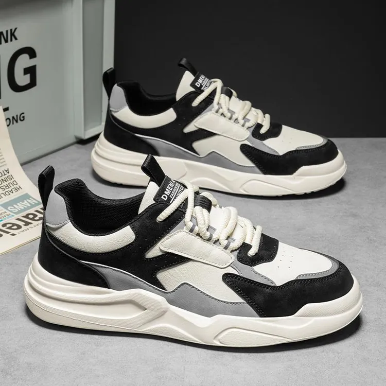 俞兆林男鞋2024新款秋轻便休闲运动潮流软底增高男士小众爆款板鞋