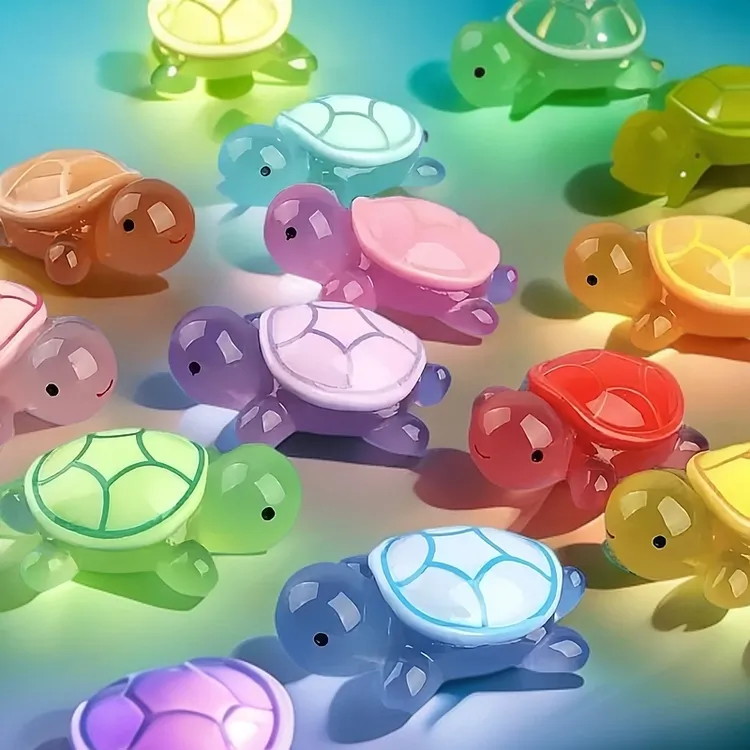 【九宫格对对碰】树脂夜光小乌龟手工DRY摆件