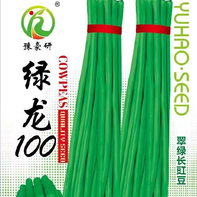 条长肉厚新品种豆角种子高产白籽翠绿条豇豆种子种植番茄种子