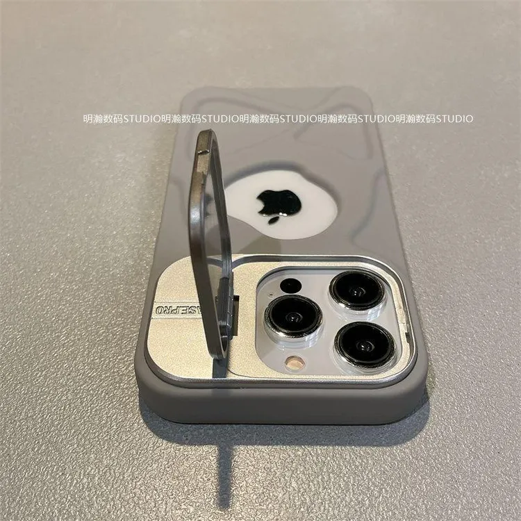 创意新款护盖支架磁吸漏标适用iPhone17promax苹果14手机壳16pro
