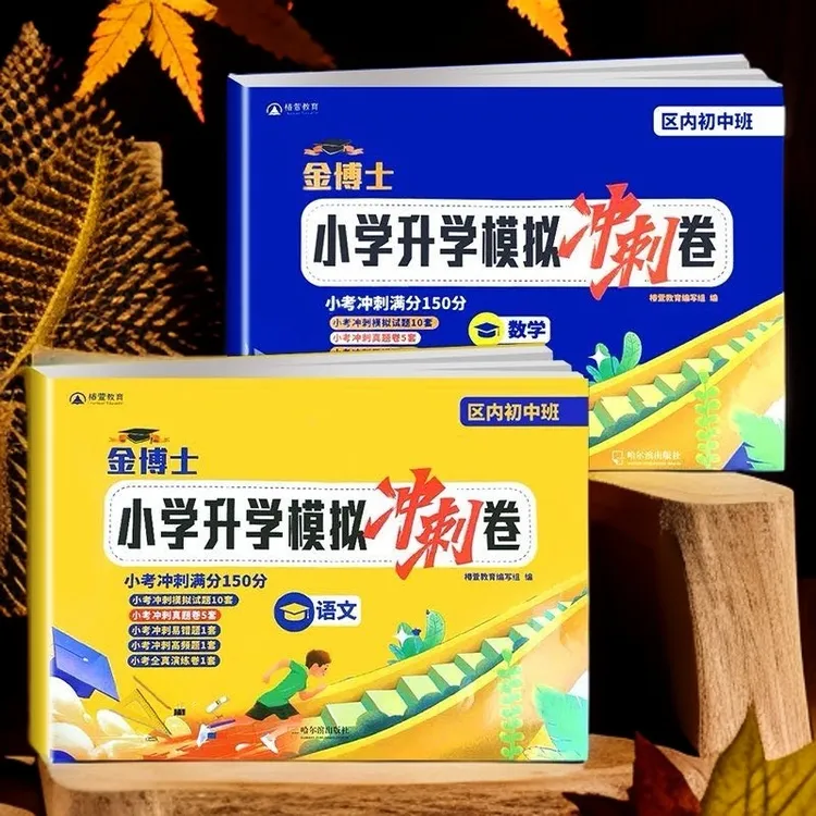 新疆包邮内初班小学升学模拟冲刺卷语文数学人教版历年真题