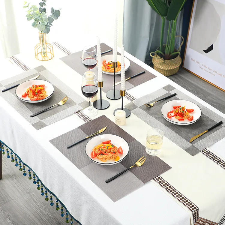 餐垫隔热餐桌垫子防烫防水油PVC欧式家用锅垫西餐碗杯垫耐热防烫
