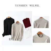 Yun Shen-「小暖炉 抗静电 抗起球」冬季半高领T恤S411282-O