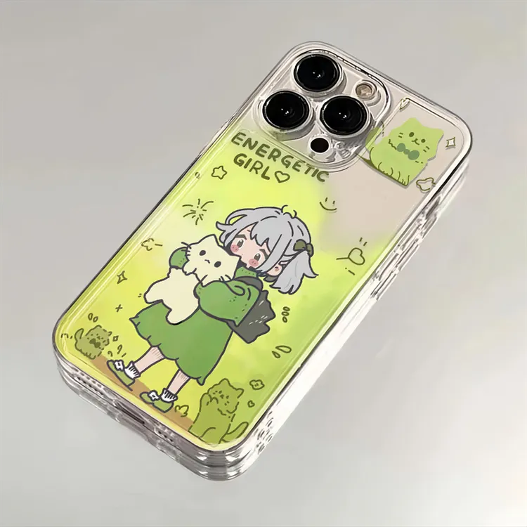 猫咪女孩适用iphone15苹果手机壳14promax太空壳13pro透明12pro11