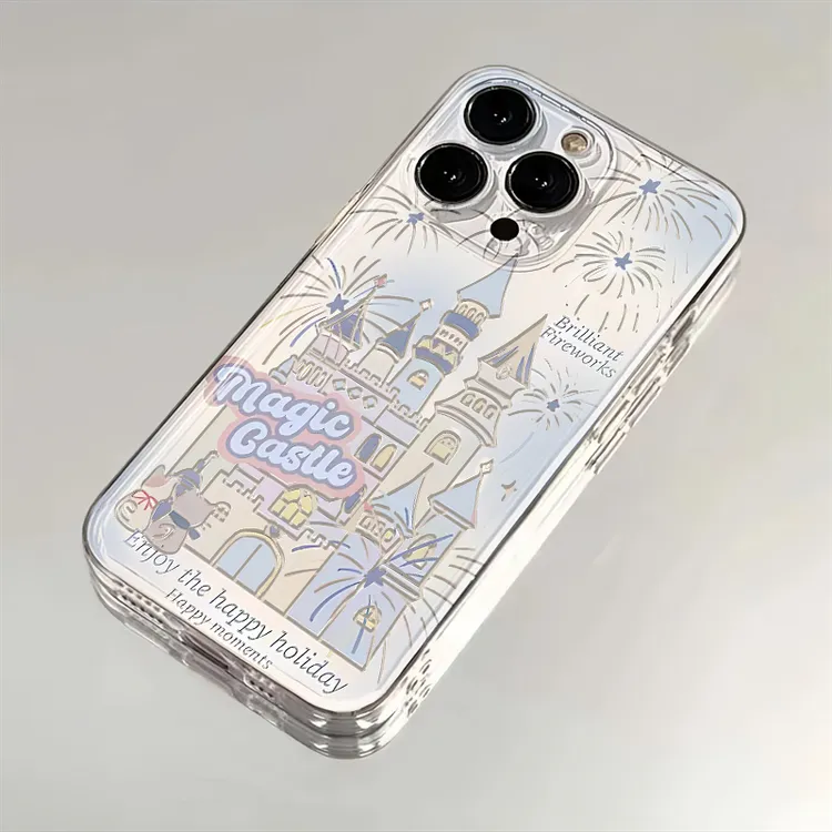 系帆妮太空壳苹果15网红手机壳14卡通创意13高级感12保护套11女款
