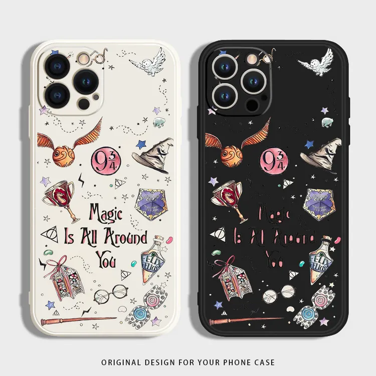 热款哈利波特适用苹果15手机壳小米硅胶OPPO华为荣耀红米VIVO防摔