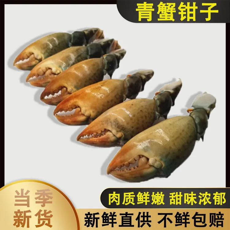 新鲜青蟹钳青蟹脚肉冷冻青蟹腿螃蟹脚香辣优质鲜美营养产地发货