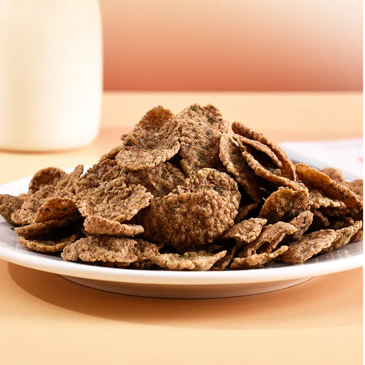 【麦吉诺】荞麦锅巴粗粮非油炸荞麦脆片大包零食脆片500g