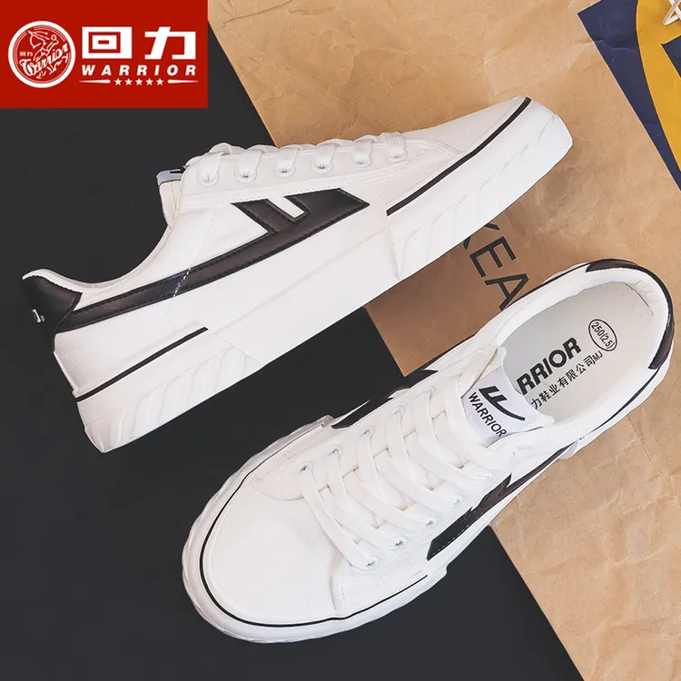 回力男鞋帆布鞋男款秋2025秋季薄款透气男鞋厚底小白鞋男潮板鞋男