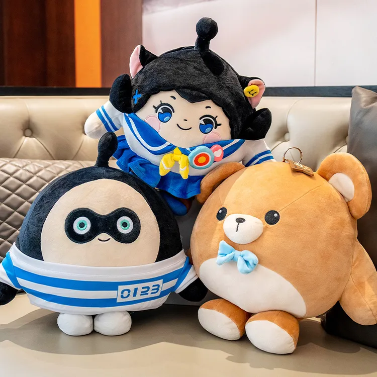 蛋仔派对公仔正版玩偶劳改蛋失心熊生日抱枕娃娃抱枕毛绒玩具礼物