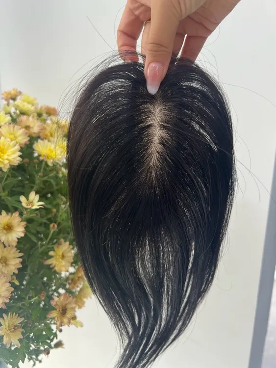 4✖️12专业遮盖头缝款 仿真头皮双递针工艺补发片