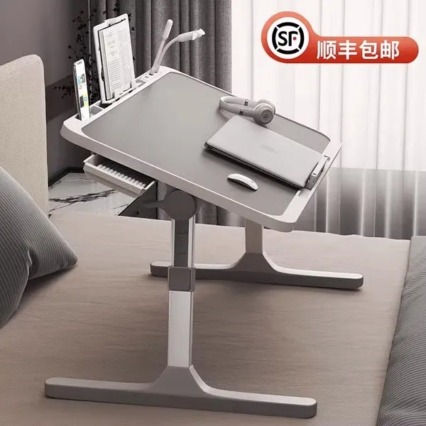 艺术简约风设计卧室等台式电脑桌家用笔记本学生宿舍床边桌床上桌