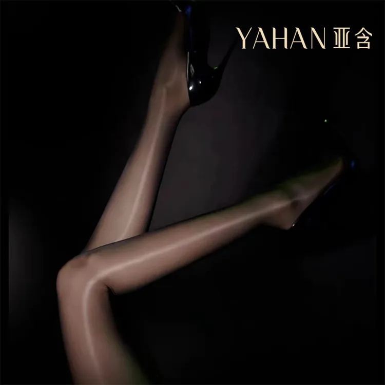 YAHAN/亚含一道光丝滑无缝裆油亮打底连裤