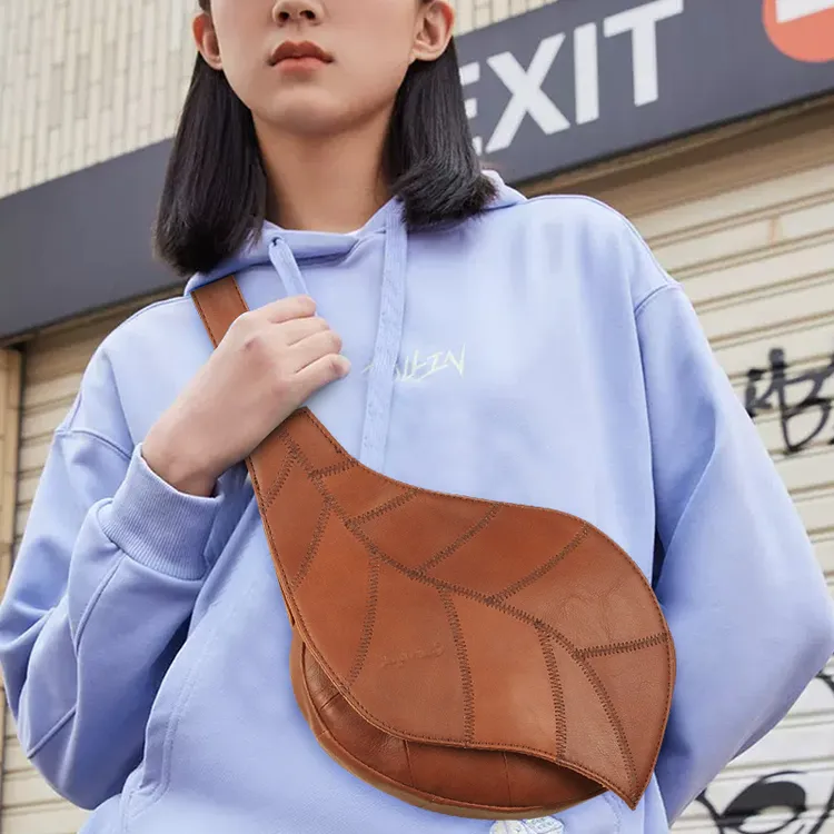 皮匠传奇2025新款真皮复古休闲腰包时尚单肩斜跨包包盖潮流百搭