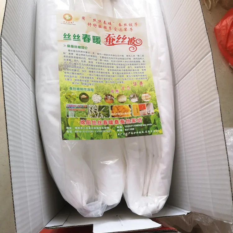 丝丝春暖丝丝春暖牌手工婴幼儿透气酒店桑蚕丝被被子