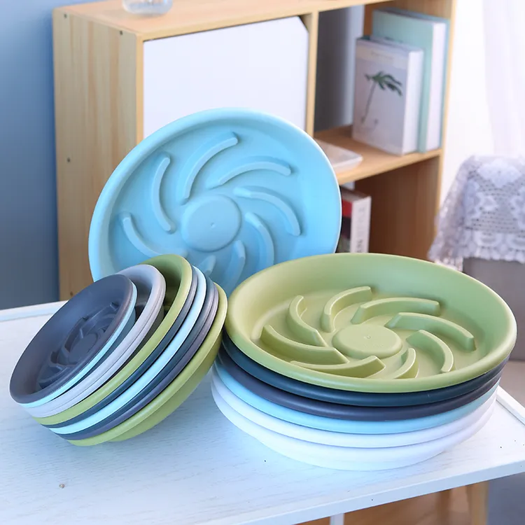 加厚花盆托盘垫底环保加深沥水大号移动透气圆形底座耐用塑料