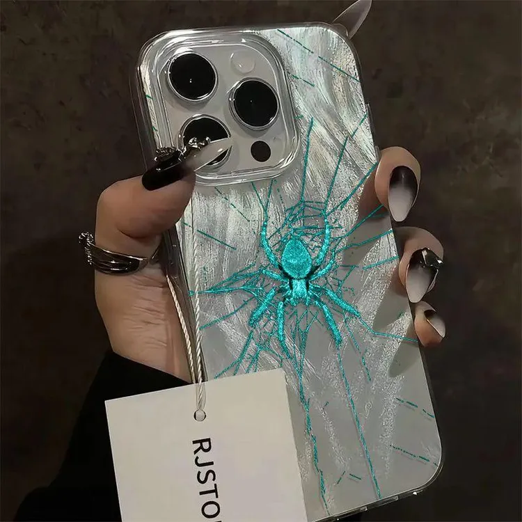 BANCA青蓝蜘蛛适用iPhone15/14ProMax手机壳苹果16/13/12全包XSXR