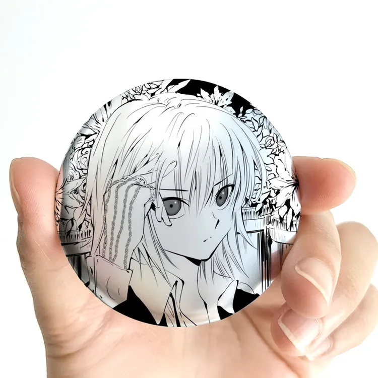 漫能全职猎人奇犽吧唧酷拉皮卡银色金属徽章动漫周边二次元礼品