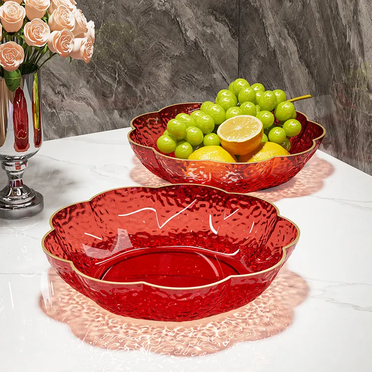 乔迁之喜果盘客厅茶几摆放干果零食水果盘子新居搬家入宅仪式喜盘